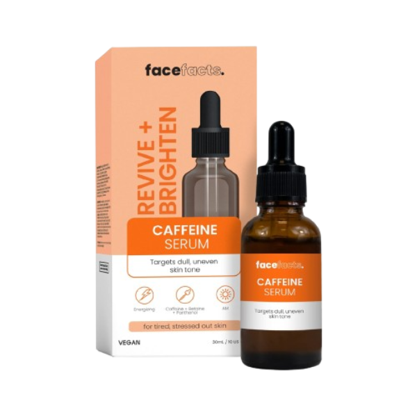 Face Facts Revive & Brighten Energising Caffeine Facial Serum 30ml