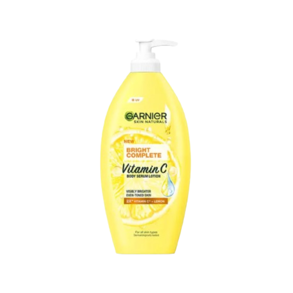 Garnier Bright Complete Vitamin C Body Serum Lotion Lemon Visibly Brighter 400ml 