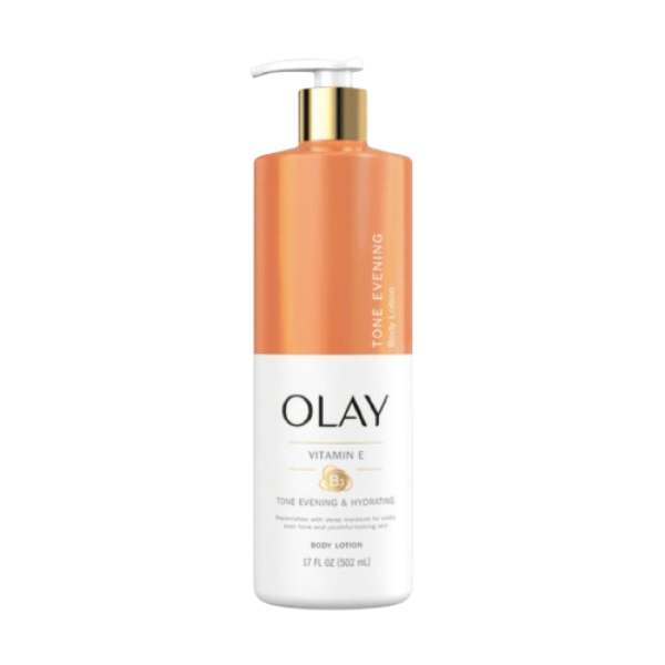 Olay Vitamin E Tone Evening and Hydrating Body Lotion, Deep Moisture 502ml