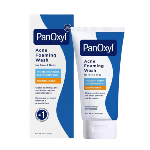 Panoxyl Acne Foaming Wash 10% Benzoyl Peroxide Maximum Strength 156g