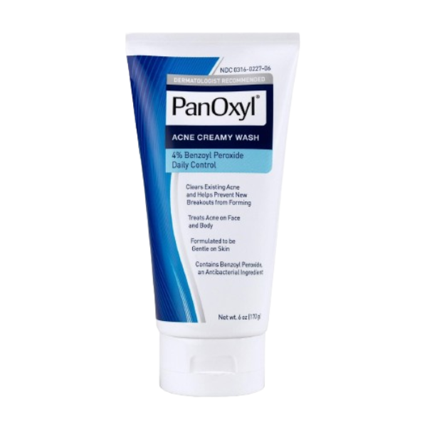 PanOxyl Acne Creamy Wash 4% Benzoyl Peroxide Daily Control 170g