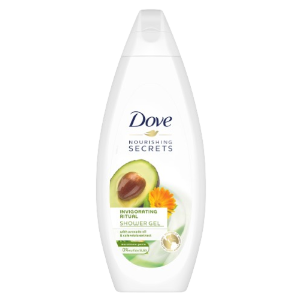 Dove Invigorating Ritual Body Wash - Avocado Oil and Calendula 750ml