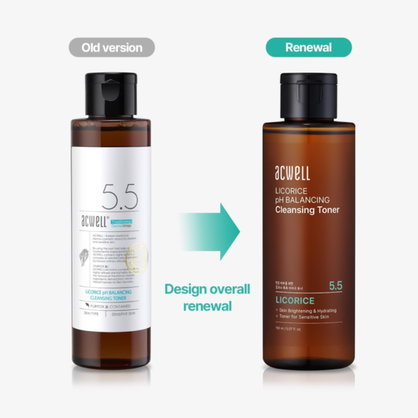 ACWELL - No5.5 Licorice pH Balancing Cleansing Toner - 150ml - Image 2