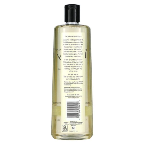 Neutrogena Body Oil, Light Sesame Formula 250ml - Image 2