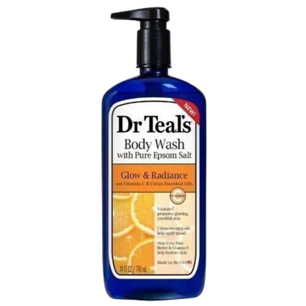 Dr. Teal's Glow & Radiance with Vitamin C & Citrus Essential Oils Body Wash 710ml 