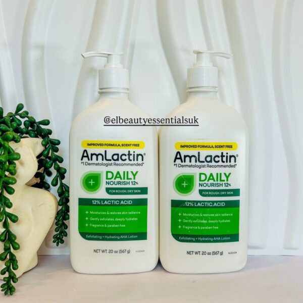 Amlactin Daily 12% Lactic Acid Lotion 567g (Improved formula, scent free)