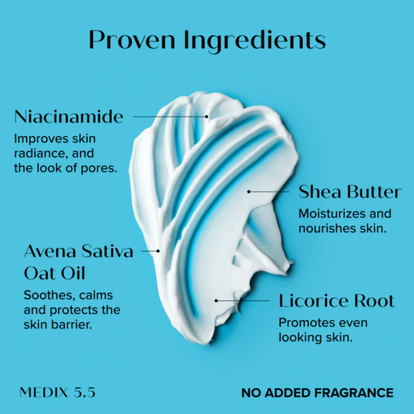 Medix 5.5 Niacinamide + Shea Butter Body Cream 444ml - Image 2