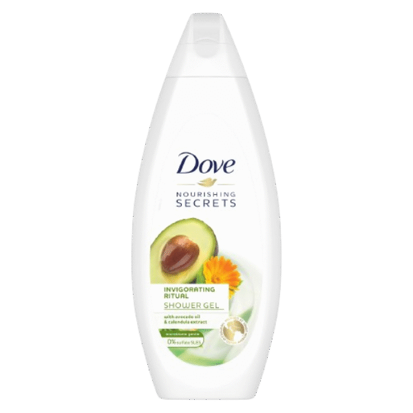 Dove Invigorating Ritual Body Wash - Avocado Oil and Calendula 750ml